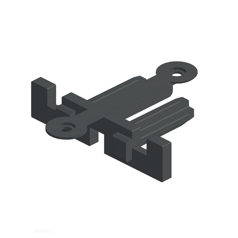 connecteur latéral Structusol Solidor reliant deux lambourdes aluminium à angle droit