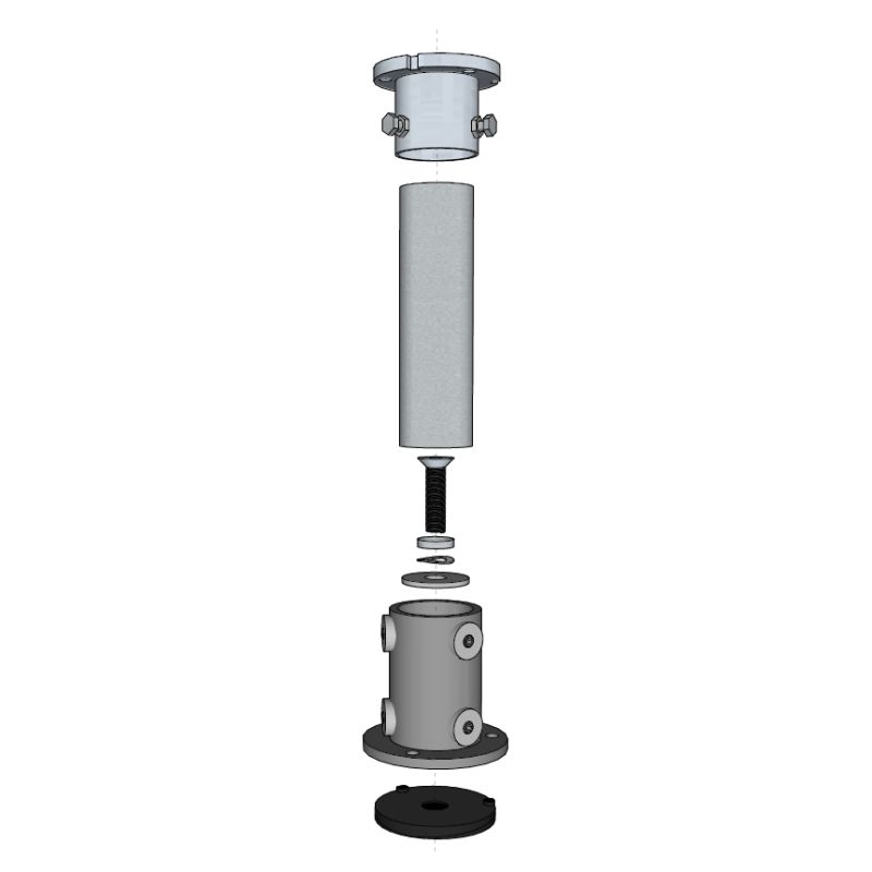 Vertikit D4 Weasyfix, accessoire de maintien vertical pour structure sur vis de fondation — vue 3